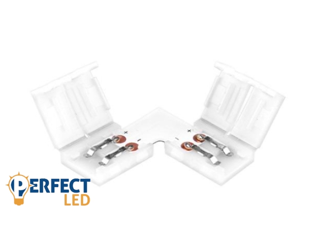 MasterLED szögletes csatlakozó 8 mm-es LED szalaghoz