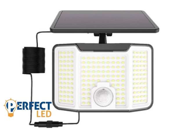 MasterLed Napelemes LED reflektor 7W mozgásérzékelővel