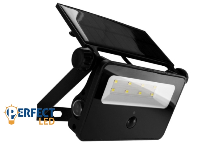 Strühm Santor 2 W-os LED napelemes reflektor beépített mozgásérzékelővel