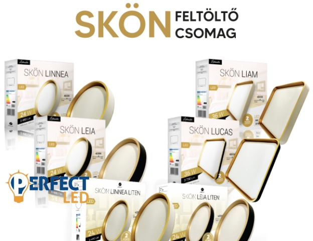 Skön 6db-os mennyezeti lámpa csomag + 2db mennyezeti lámpa AJÁNDÉK*