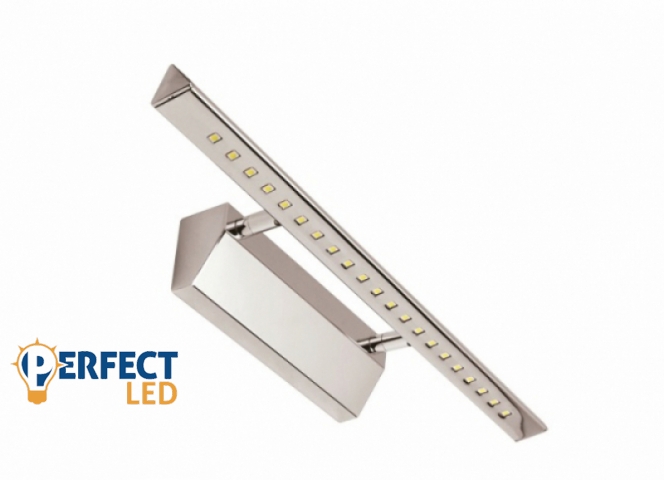 Strühm Albatros 4 W-os natúr fehér króm fali lámpa