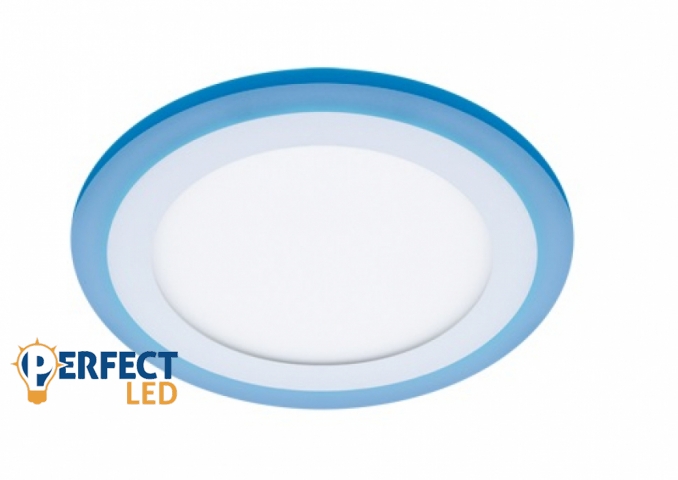 Strühm Alina 6W+3W-os süllyesztett natúr fehér fehér színű kör alakú LED-es mennyezetlámpa