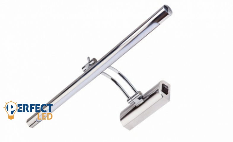 Strühm Anka 8w-os 570 lm 45X400 mm natúr fehér króm színű tükör feletti lámpa