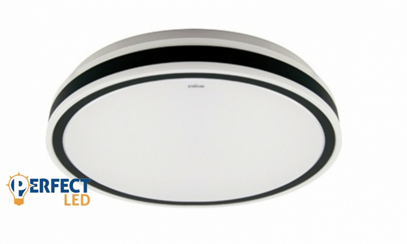 Strühm Aurelia 24 W-os ø380 mm kerek natúr fehér mennyezeti lámpa IP44-es védettségű