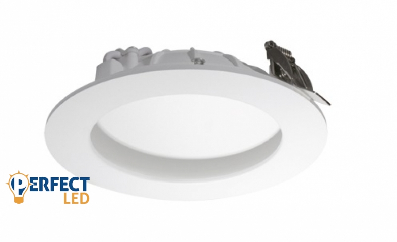 Strühm Cinder 9 W-os süllyesztett natúr fehér fehér színű kör alakú LED-es mennyezetlámpa