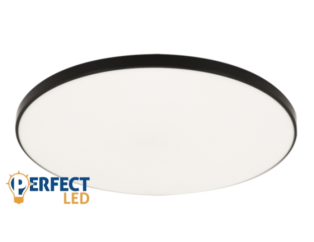Strühm Dowbor 24 W-os ø370 mm kerek natúr fehér mennyezeti lámpa IP44-es védettségű