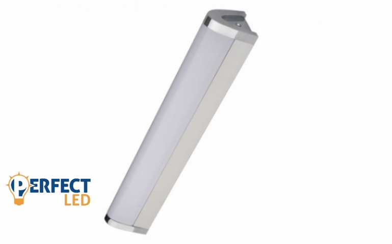 Strühm Ebabil 9W-os 65X470 mm natúr fehér tükör feletti lámpa
