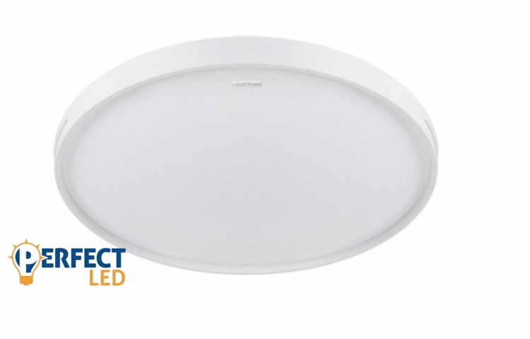 Strühm Fabio 48 W-os ø485 mm kerek natúr fehér mennyezeti lámpa IP44-es védettségű