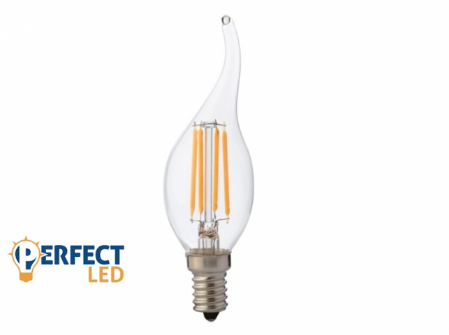 Strühm Filament Led 4 W-os natúr fehér E14-es foglalattal