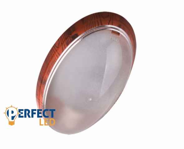 Strühm Flue walnut fali lámpa E27-es foglalattal