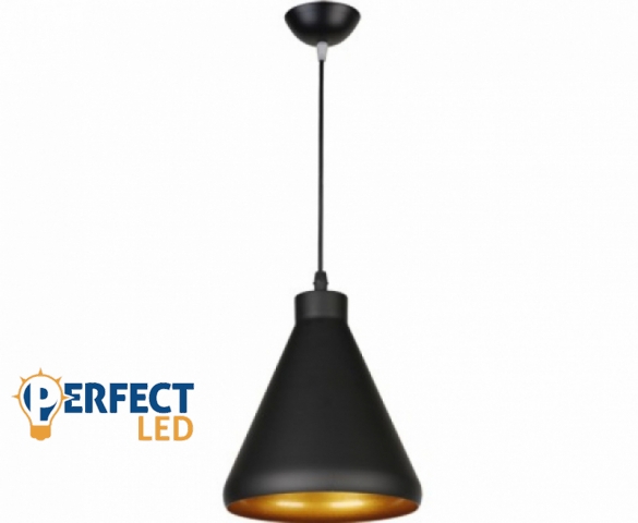 Strühm Galax E27 foglalatú fekete színű ø180 mm függesztett lámpa - kicsi
