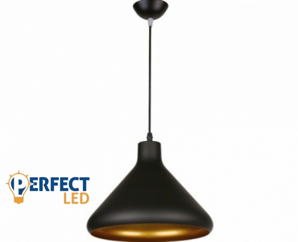 Strühm Galax E27 foglalatú fekete színű ø270 mm függesztett lámpa - nagy