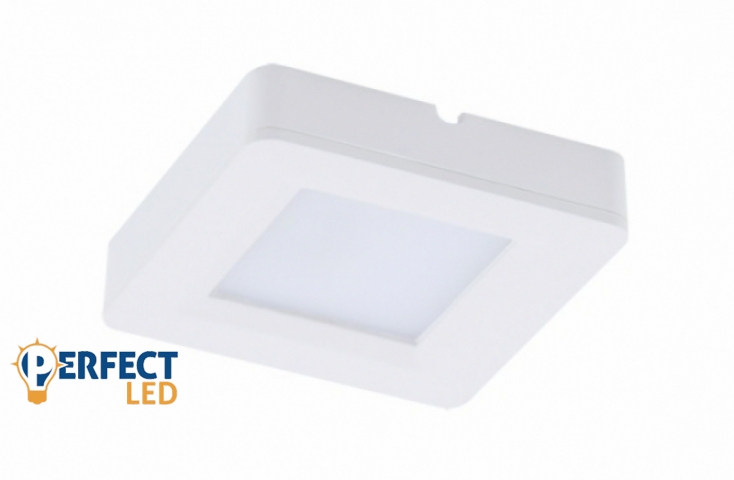 Strühm Iga 1 8 W-os 70x70 mm négyzet alakú natúr fehér dekoratív mennyezeti lámpa