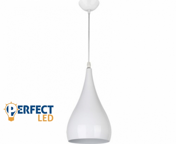 Strühm Justa E27 foglalatú fehér színű ø160 mm függesztett lámpa