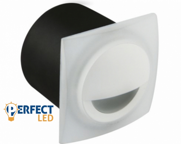 Strühm Kami négyzet alakú hideg fehér fehér beltéri LED-es lépcső világítás