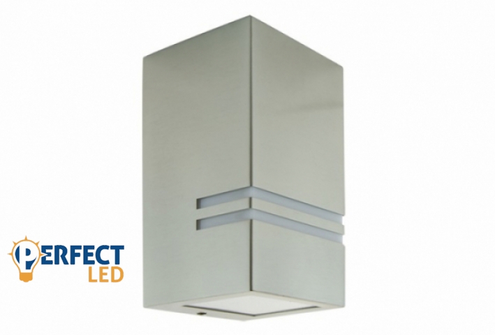 Strühm Keler 150x80 mm matt króm oldalfali lámpa GU-10-es foglalattal