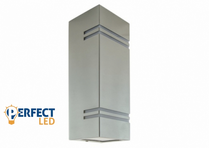 Strühm Keler 250x80 mm matt króm oldalfali lámpa GU10-es foglalattal