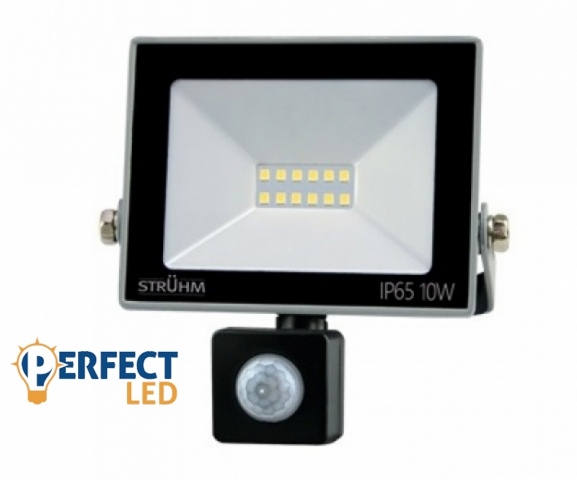Strühm Kroma 10 W-os mogásérzékelős hidegfehér LED reflektor