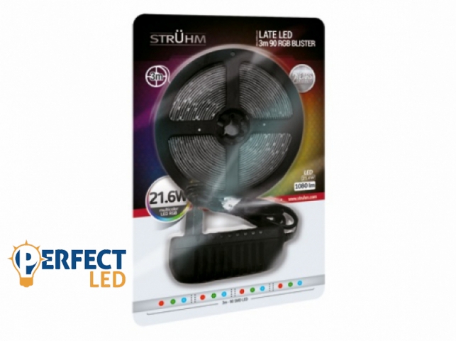 Strühm Late Led beltéri RGB 30 Led/méteres led szalag szett/3 méter