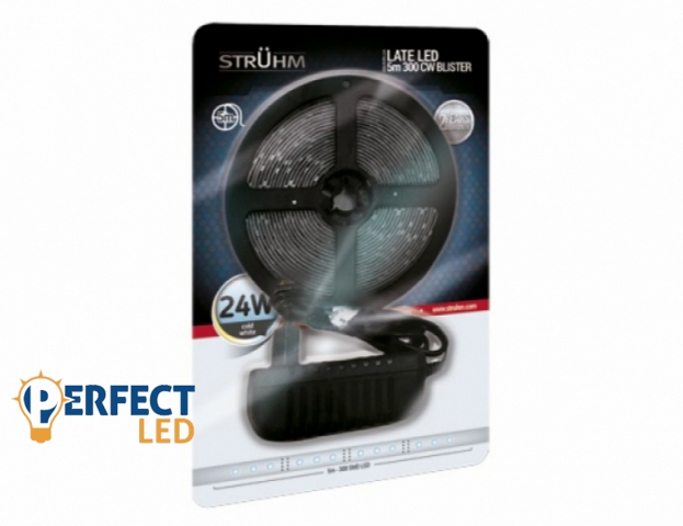 Strühm Late Led beltéri hideg fehér 60 Led/méteres led szalag szett/5 méter