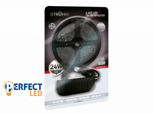 Strühm Late Led beltéri natúr fehér 60 Led/méteres led szalag szett/5 méter