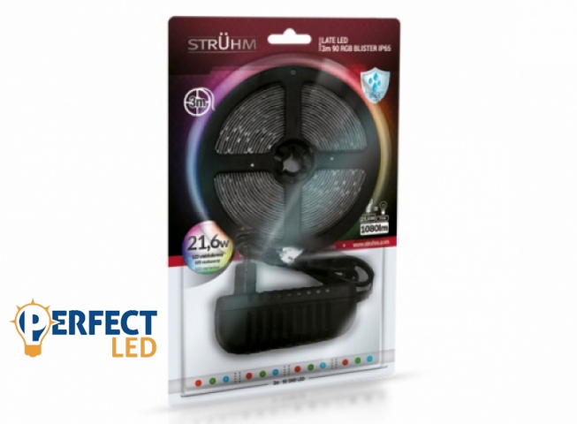 Strühm Late Led vízálló RGB 30 Led/méteres led szalag szett/3 méter