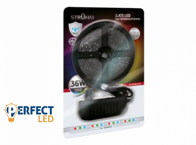Strühm Late Led vízálló RGB 30 Led/méteres led szalag szett/5 méter