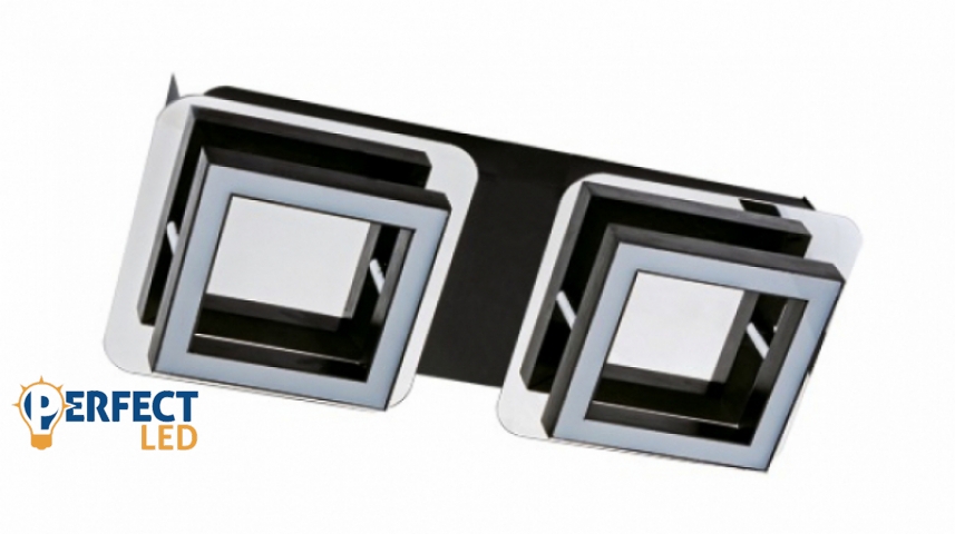 Strühm Likya Led króm/wenge 2-es mennyezeti lámpa