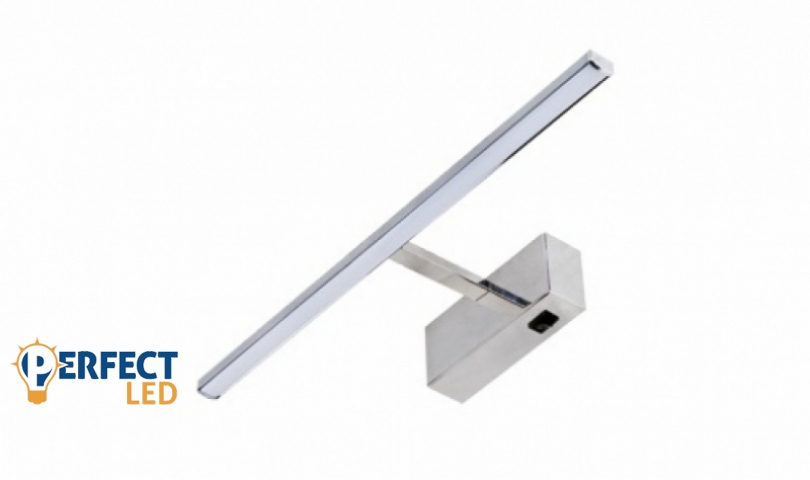 Strühm Marta Led 8 W-os 50X405 mm natúr fehér króm tükör feletti lámpa