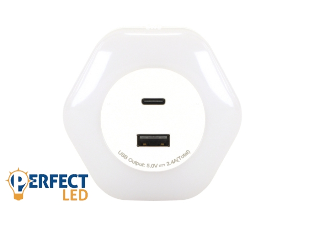 Strühm Ozil LED 0 3 W-os led irányfény USB C+A csatlakozóval