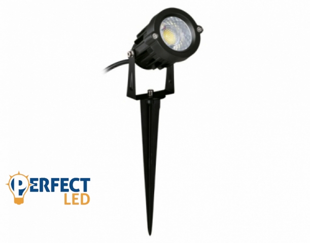Strühm Plant Led 5 W-os leszúrható fekete lámpa