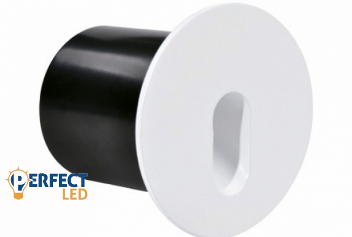 Strühm Rafi kör alakú natúr fehér fehér beltéri LED-es lépcső világítás