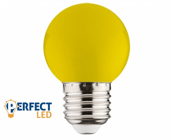 Strühm Rainbow Led sárga E27-es foglalatú 1W-os LED-es izzó