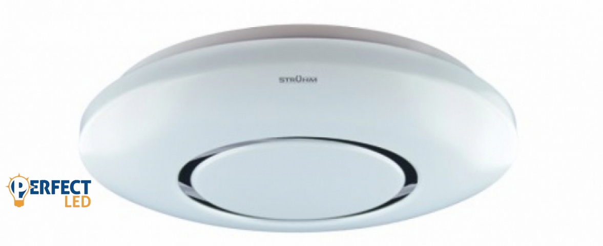 Strühm Ringe 24 W-os ø400 mm kör alakú natúr fehér mennyezeti lámpa IP44-es védettségű
