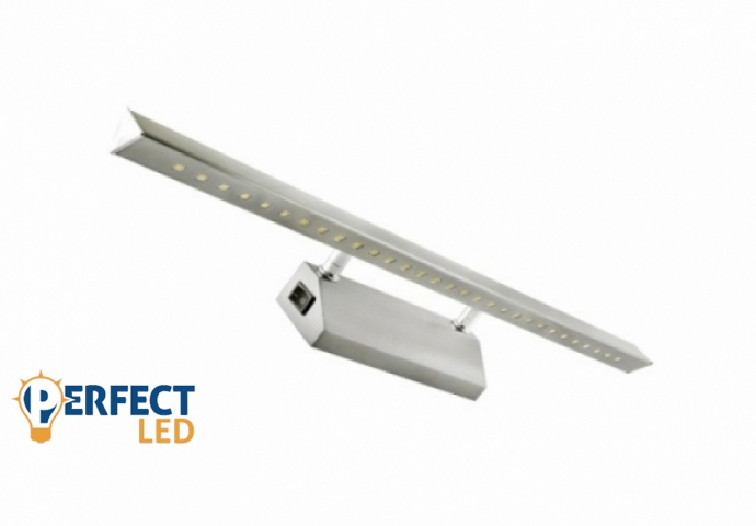 Strühm Riton 4 W-os natúr fehér matt króm fali lámpa