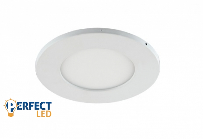 Strühm Slim Iron 3 W-os süllyesztett natúr fehér fehér színű kör alakú LED-es mennyezetlámpa