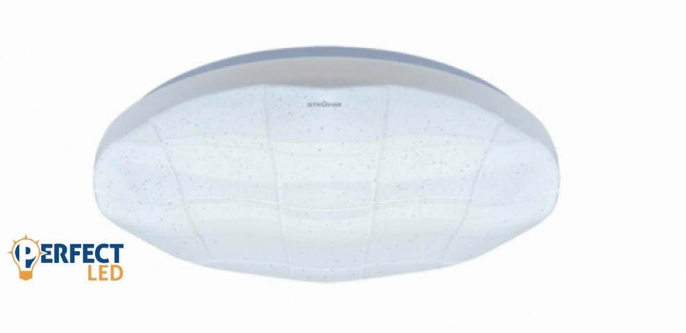 Strühm Sparta LED 24W-os ø370 mm kerek natúr fehér mennyezeti lámpa IP44-es védettségű
