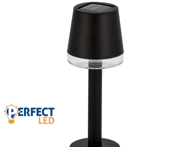 Strühm Tulia 0 2W-os fekete színű napelemes asztali lámpa