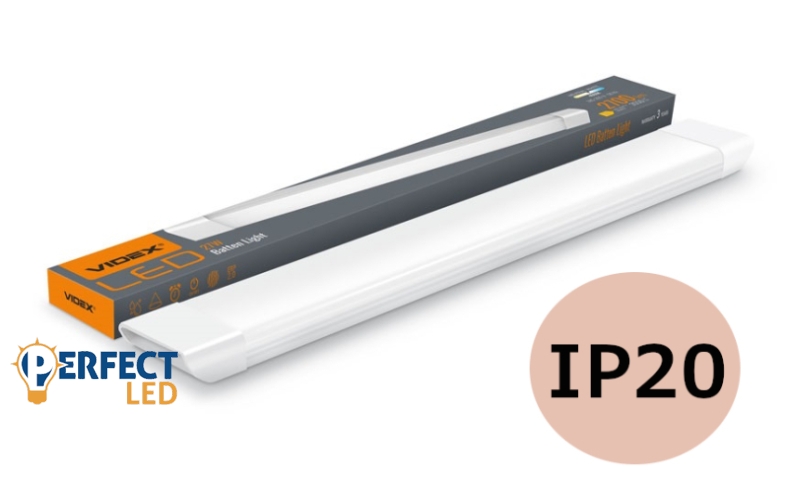 Videx Batten Led 27 W-os falon kívüli fehér lámpa IP20-as védettséggel