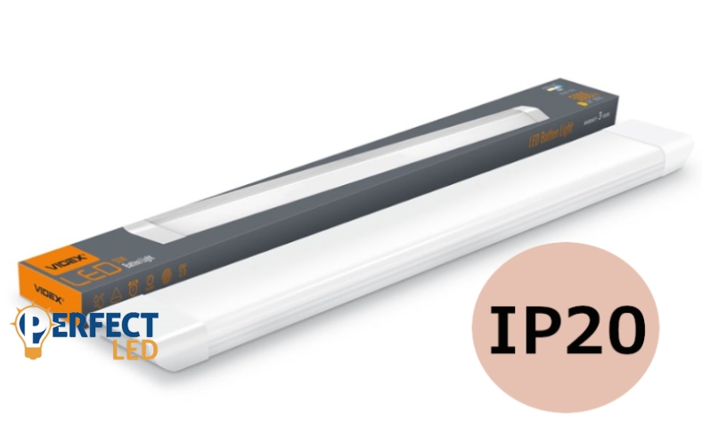 Videx Batten Led 50 W-os falon kívüli fehér lámpa IP20-as védettséggel