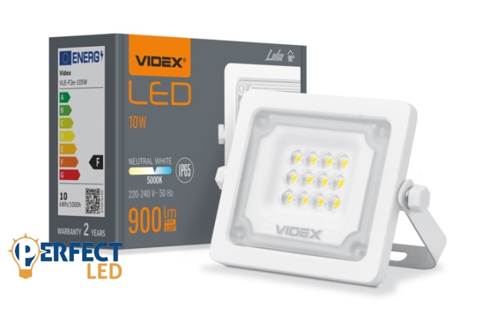 Videx Luka 10 W-os natúrfehér LED reflektor