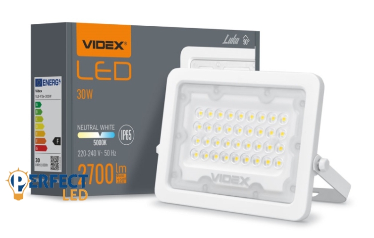 Videx Luka 30 W-os natúrfehér LED reflektor