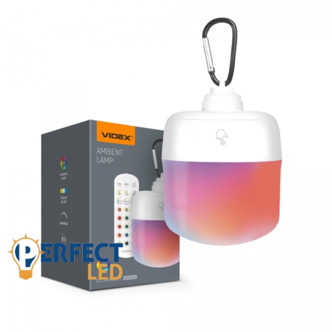 VIDEX VL-NL103W-R ÚJRATÖLTHETŐ LED LÁMPA TÁVIRÁNYÍTÓVAL