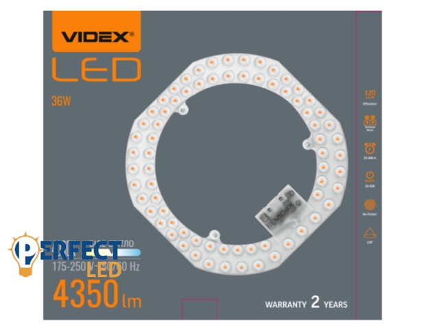 Videx 36W-os LED modul mennyezeti lámpához 4000K 4350lm