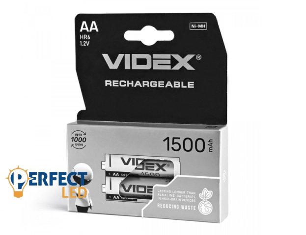 Videx HR6/AA 1500mAh újratölthető akkumlátor (darabár min. rendelhető mennyiség 2 db)