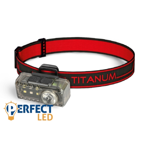 Videx TITANUM LED Fejlámpa 12000K / 6500K 80lm TLF-H10