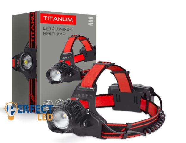 Videx TITANUM LED Fejlámpa újratölthető akkumulátorral 800 lm 6500K TLF-H06