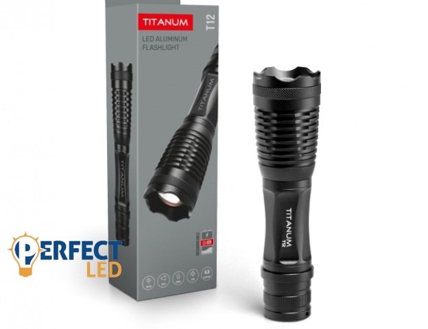 Videx TITANUM hordozható LED zseblámpa 5000K 350lm TLF-T12