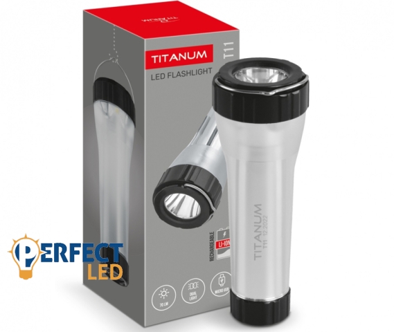 Videx TITANUM hordozható LED zseblámpa 5500K 70lm TLF-T11